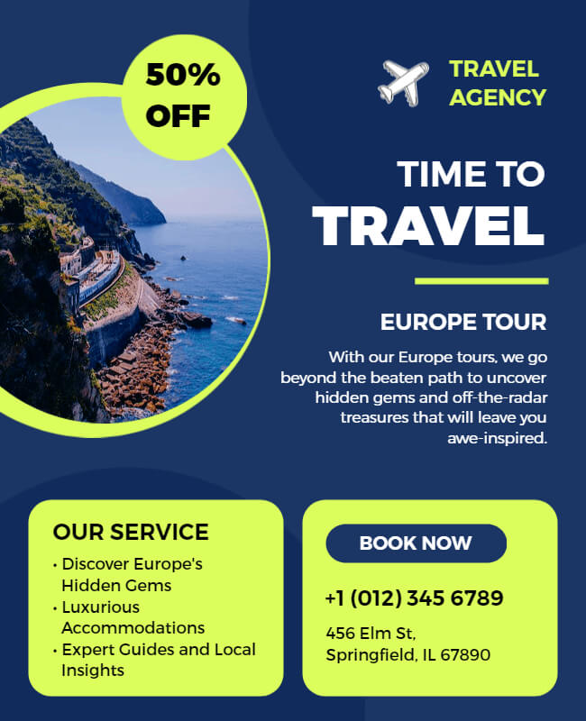 Travel Business Flyer Template