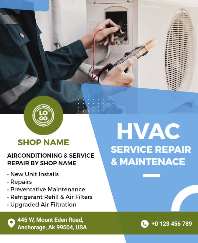HVAC Business Flyer Template