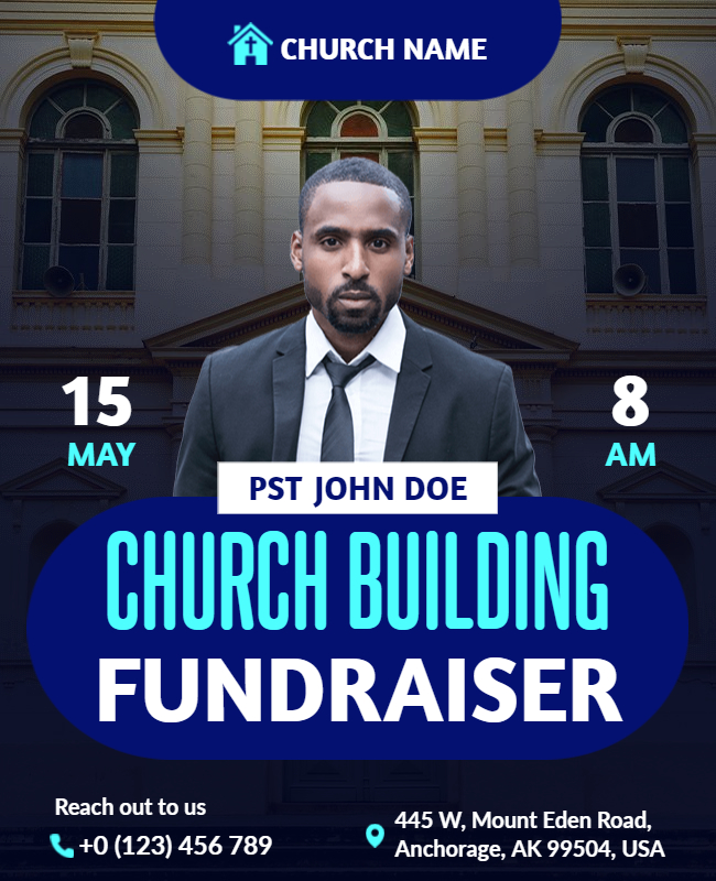 Fundraiser Church Flyer Template