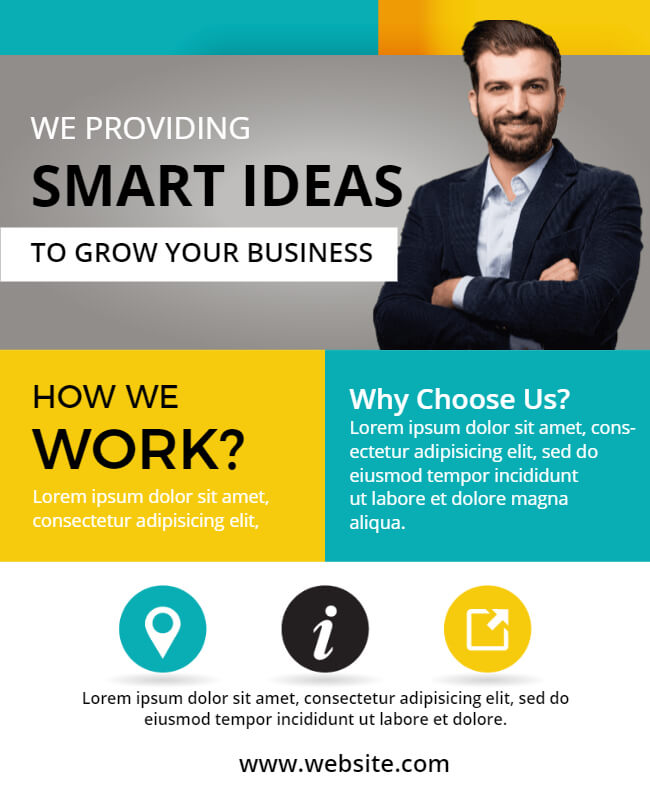 Consultant Business Flyer Template