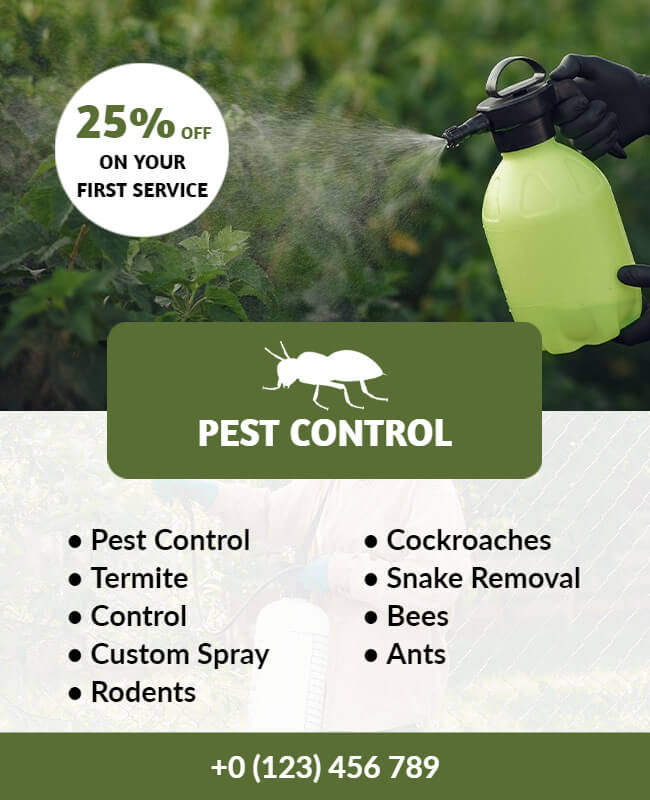 Pest Control Flyer 