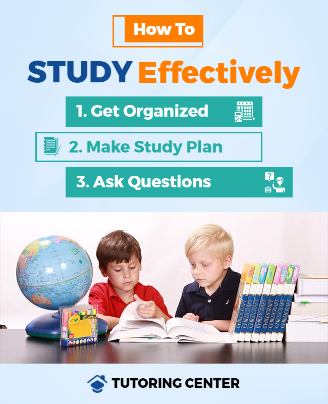 Study Effectively Tutoring Flyer Template  