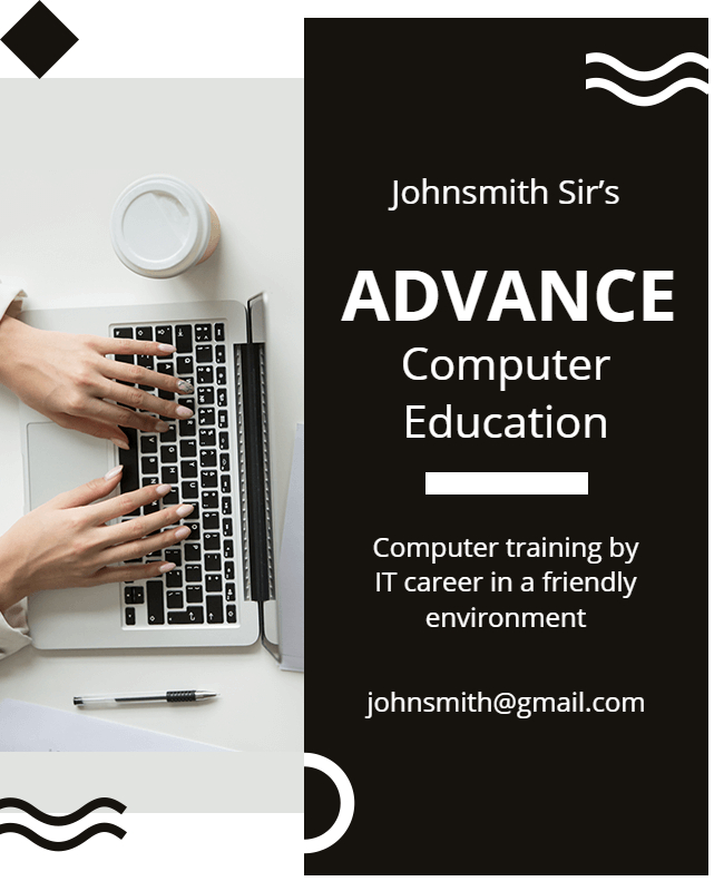 Computer Education Flyer 