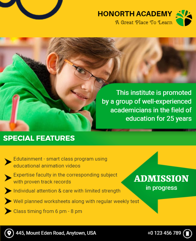 Admission Open Flyer 