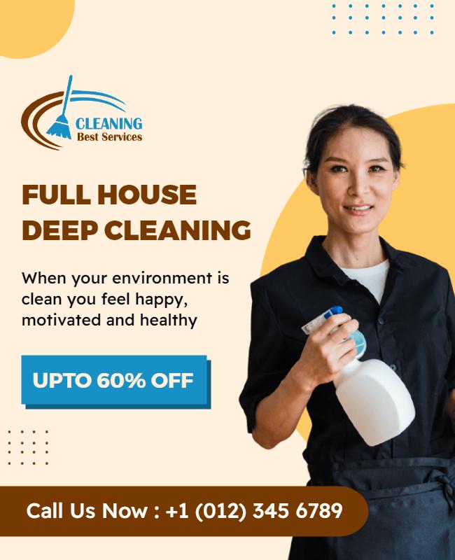 Full House Cleaning Flyer 