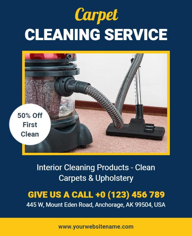 Carpet Cleaning Flyer 
