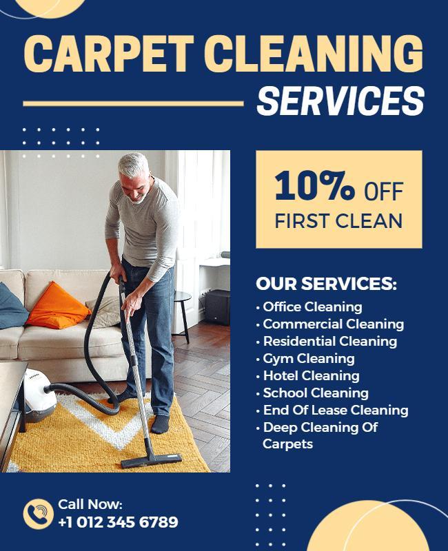 Carpet Cleaning Flyer 
