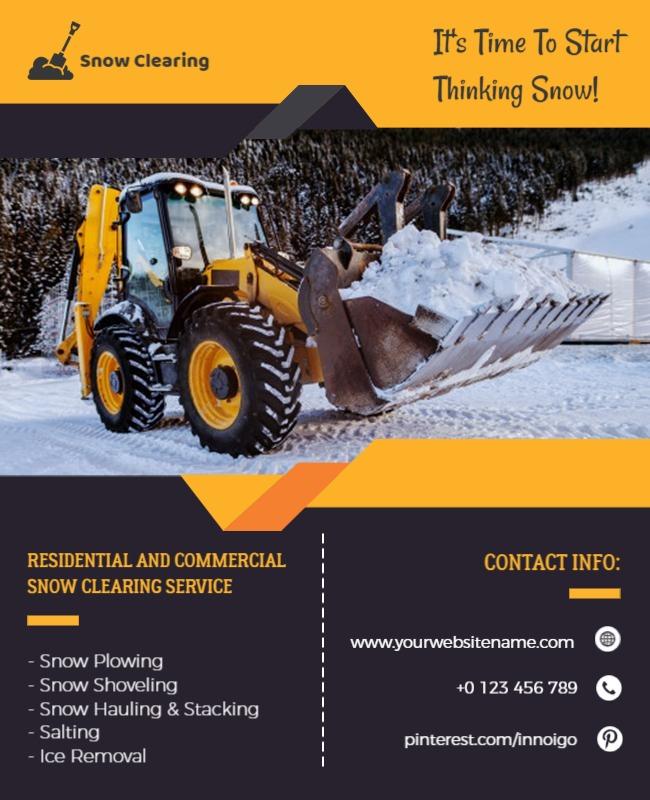 Snow Cleaning Flyer 