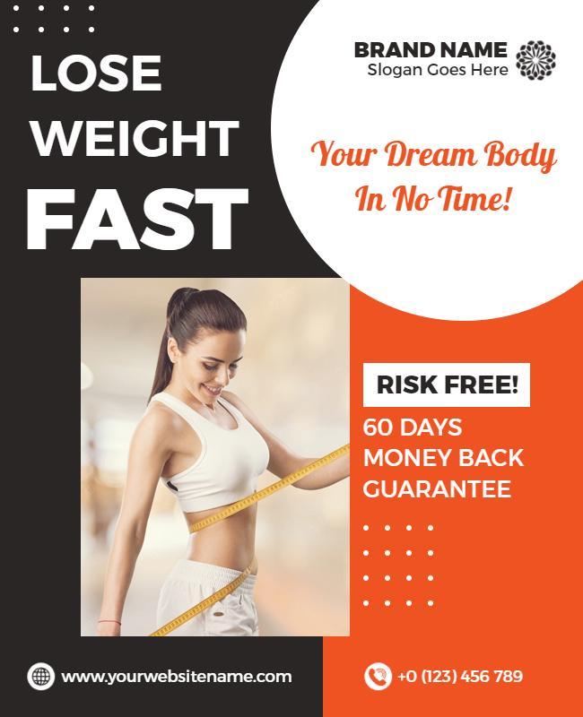 Creative Fusion Weight Loss Flyer Template