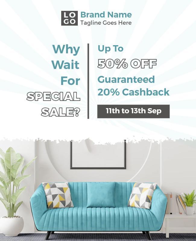 Furniture Sales Flyer Template