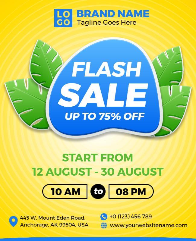 Flash Sales Flyer 