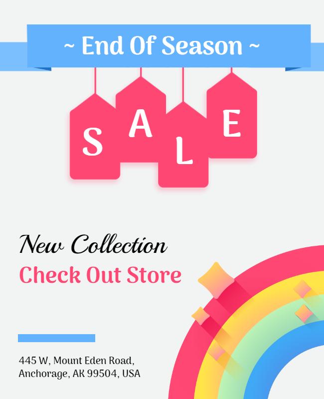 New Collection Sales Flyer Template