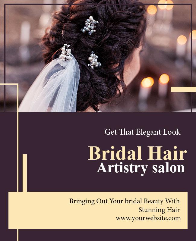 Bridal Artistry Salon Flyer 