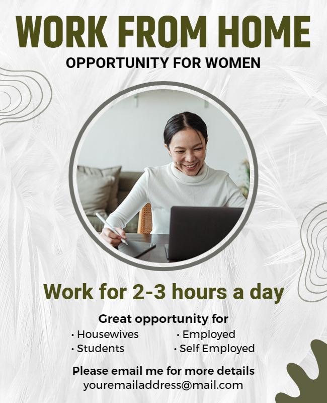 Work From Home Flyer 
