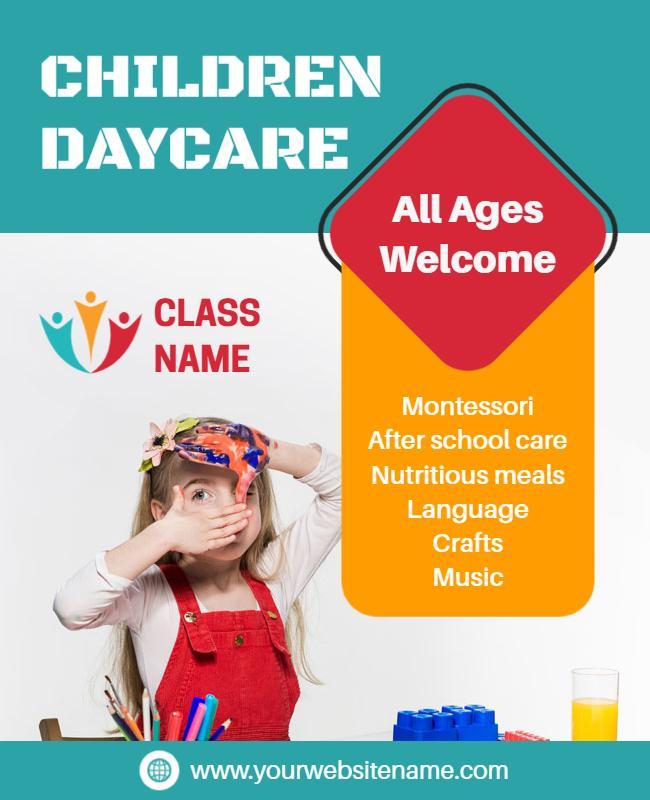 All Ages Daycare Flyer Template