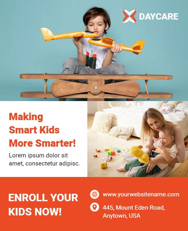 Smart Kids Daycare Flyer Template