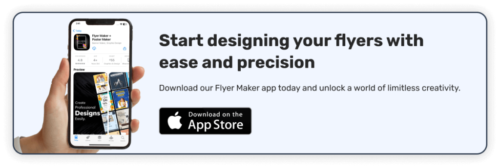 Flyer Creator App For iOS