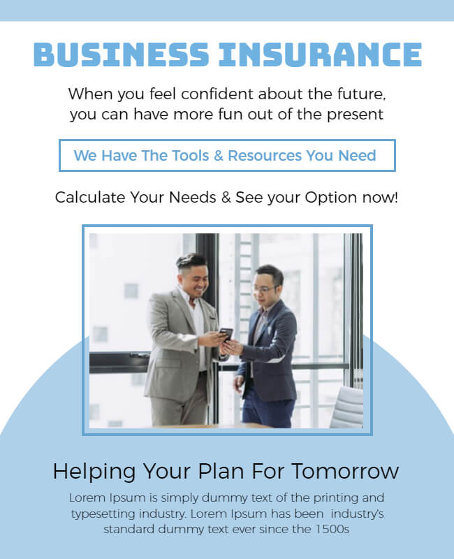 Business Insurance Flyer Templates