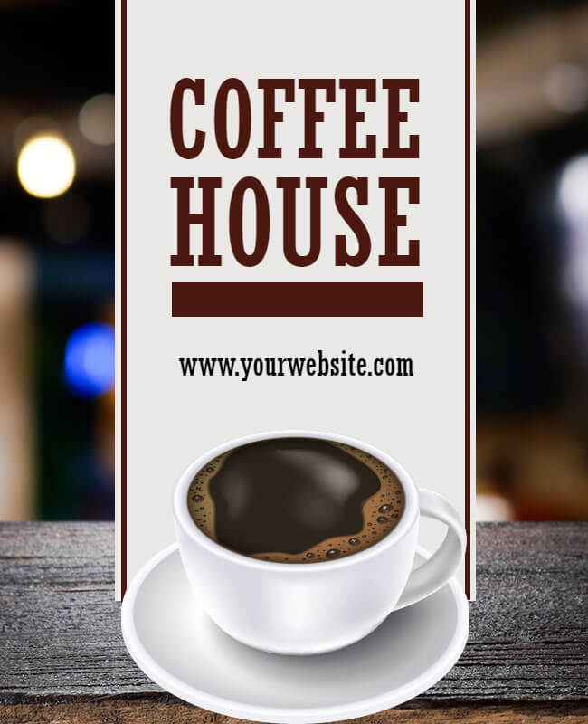 Coffee Shop Advertising Flyer Templates