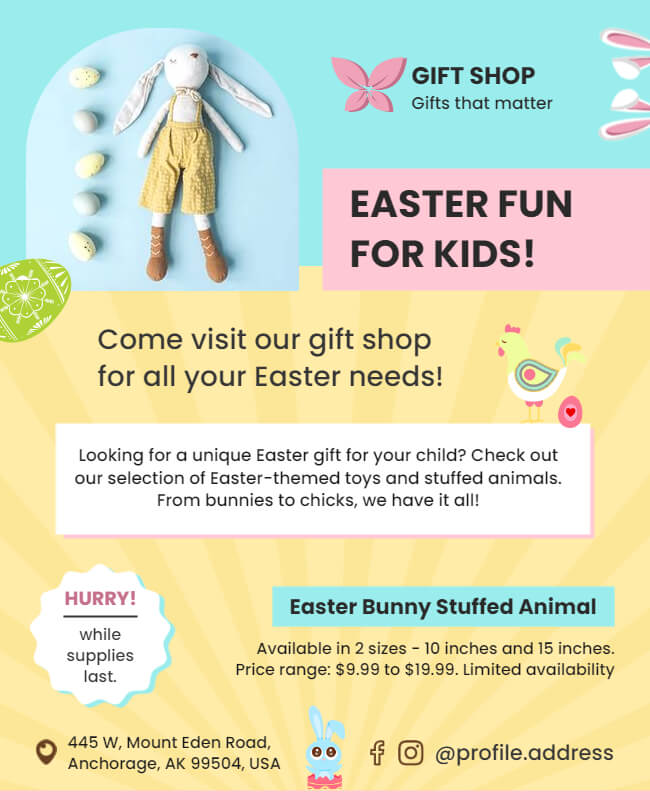Toys Easter Flyer Template