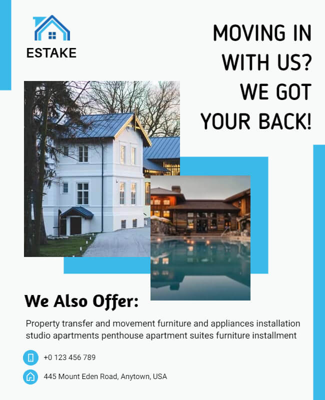 Luxury Mansion Real Estate Flyer Templates