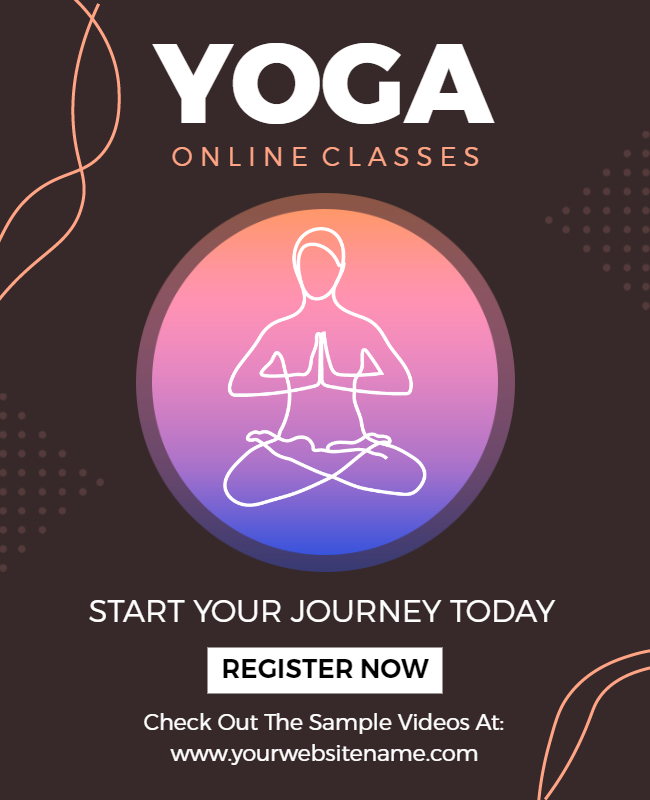 Namaste Yoga Flyer Templates