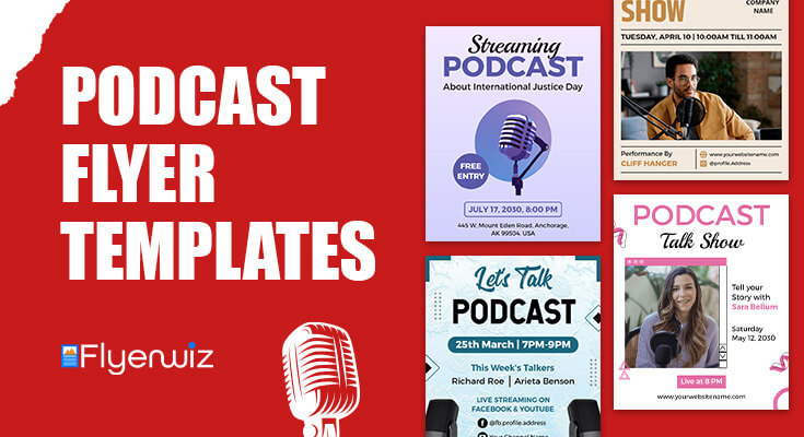 Podcast Flyer Templates