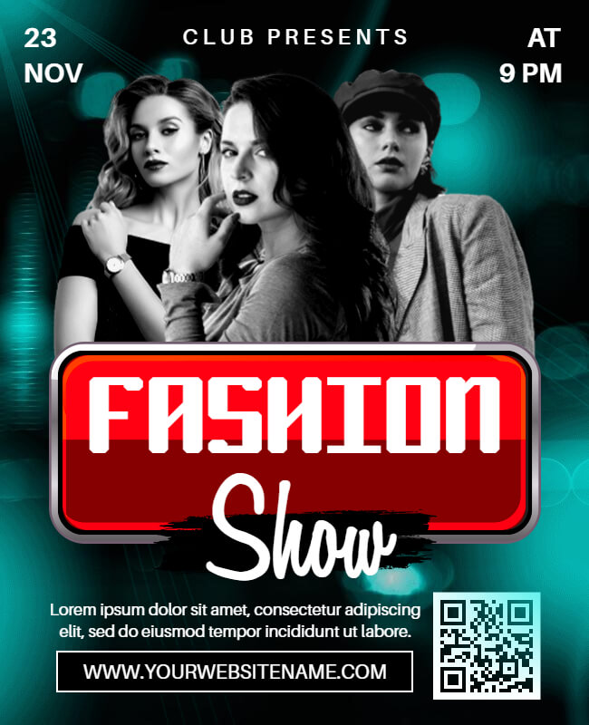 Fashion Show Event Flyer Template