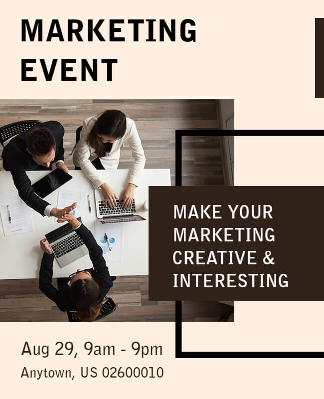 Marketing Event Flyer Template