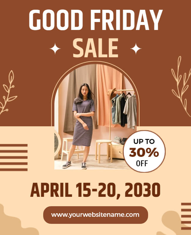 Good Friday Flyer Template for Sale