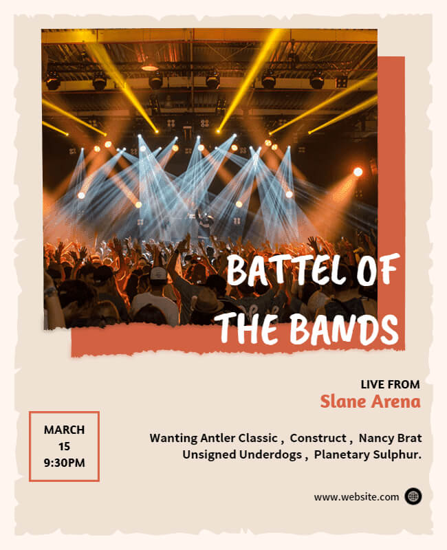 Battle of Band Flyer Template