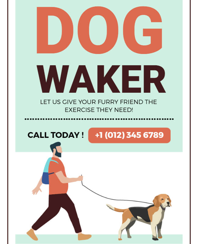 Pup Patrol Pet Services Flyer