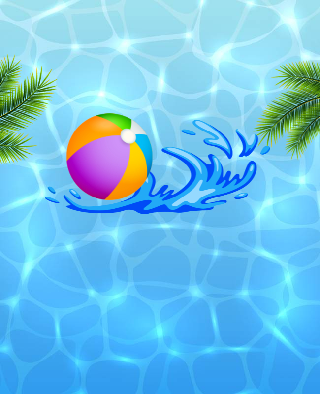 Pool Party Flyer Background