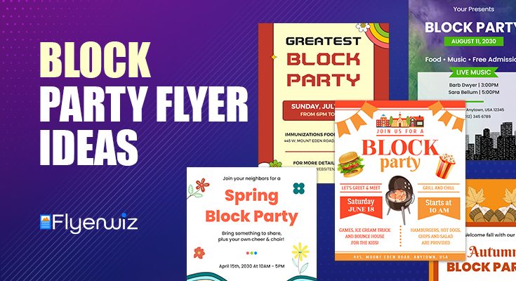 block party flyer ideas