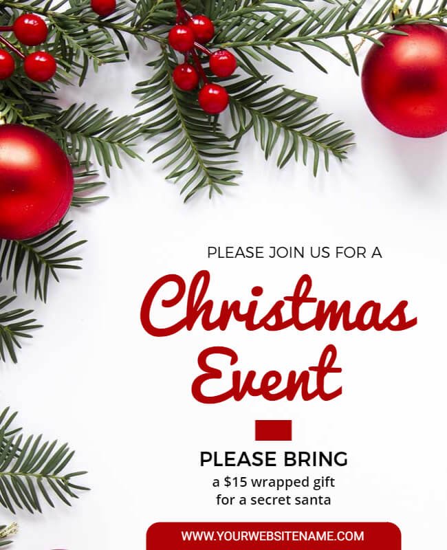 Christmas Event Flyer Ideas