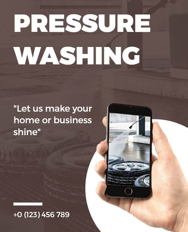 Creative Pressure Washing Flyer