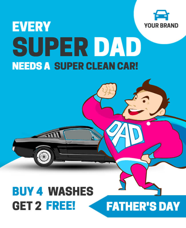 Father's Day Car Wash Flyer
