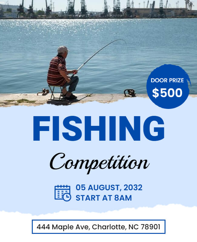 Grand Fishing Tournament Flyer