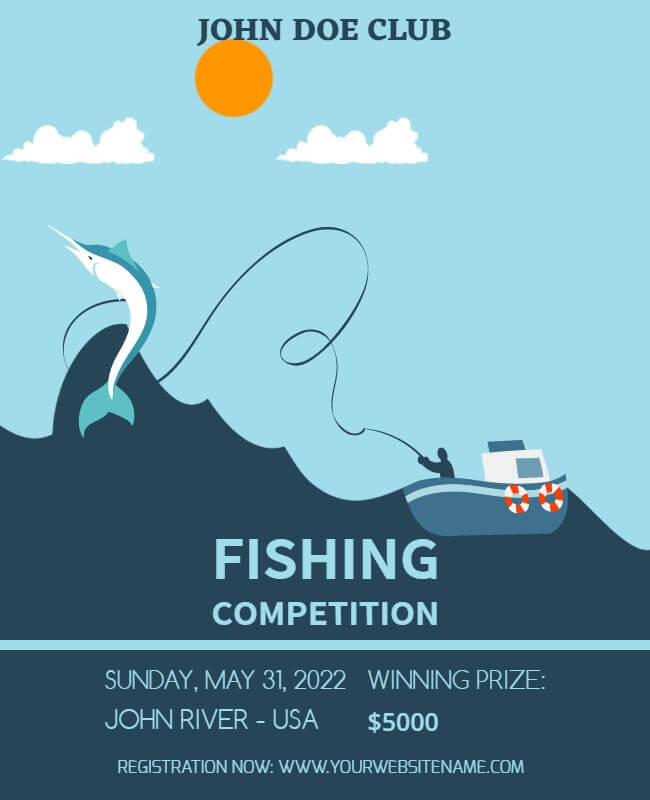 Inshore Fishing Tournament Flyer