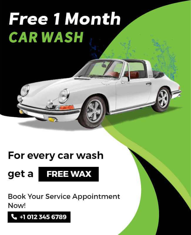 Offer Car Wash Flyer