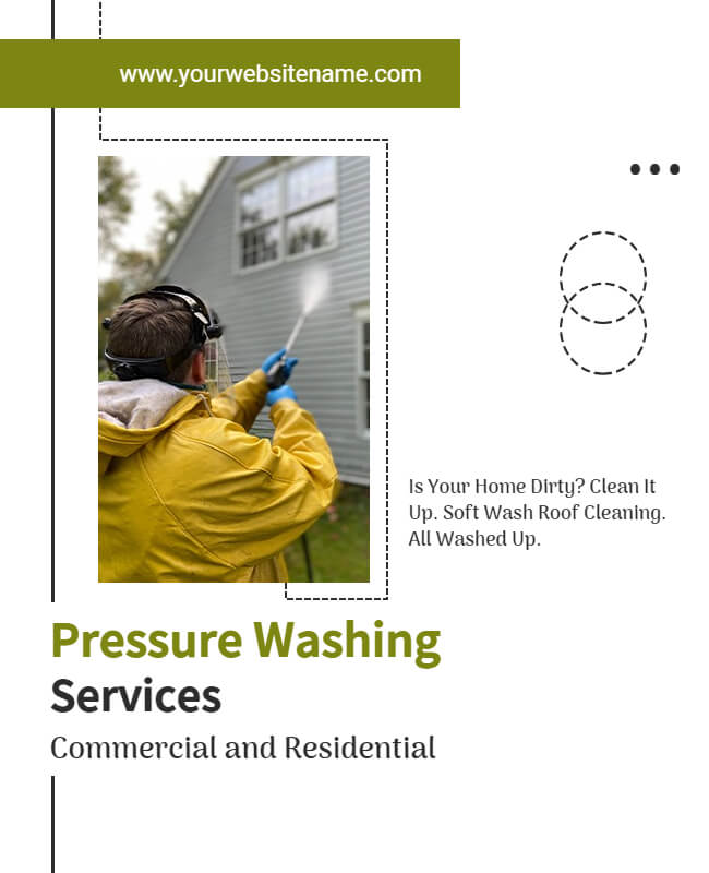 Residential Pressure Washing Flyer