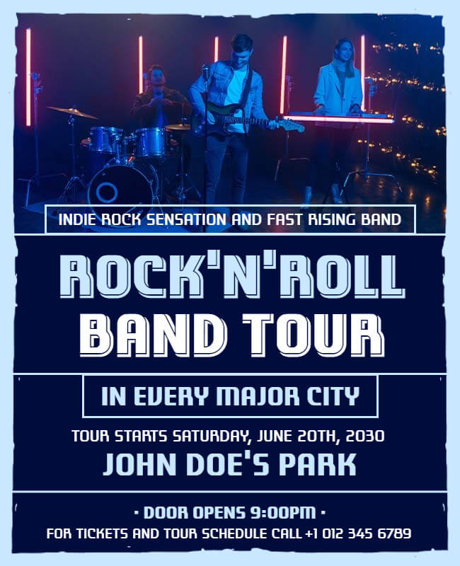 Rock & Roll Band Flyer