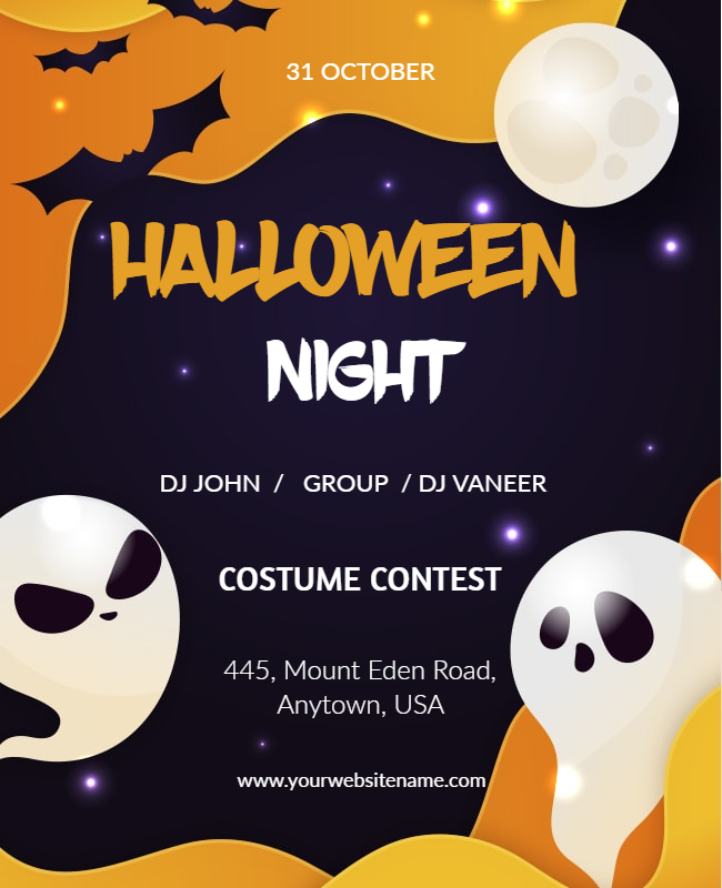 Spooky Halloween Night Flyer