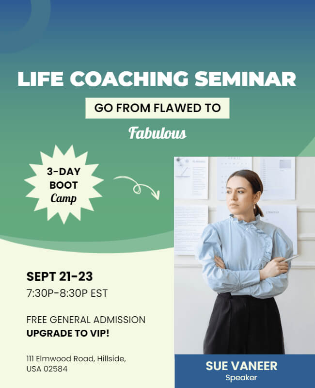 Destiny Discovery Life Coaching Flyer