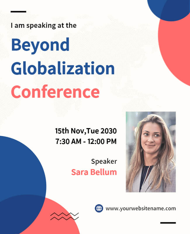 Globalization Conference Flyer Template