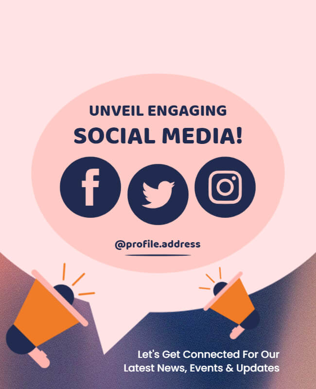 Engaging Social Media Flyer