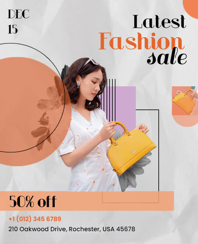 Fashion Sale Promotional Flyer