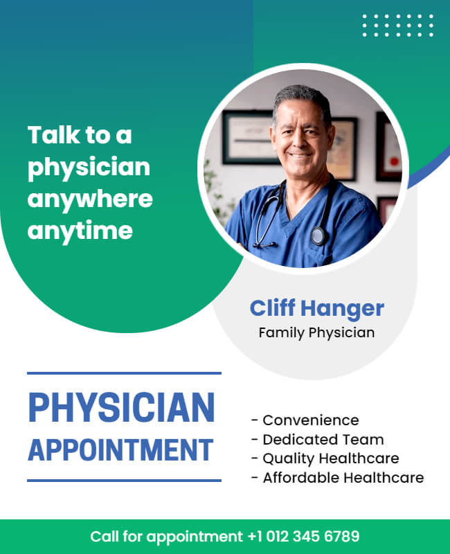 Physician Appointment Flyer