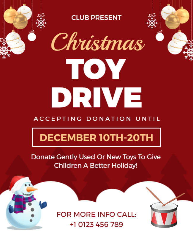 Joy Toy Campaign Flyer Template