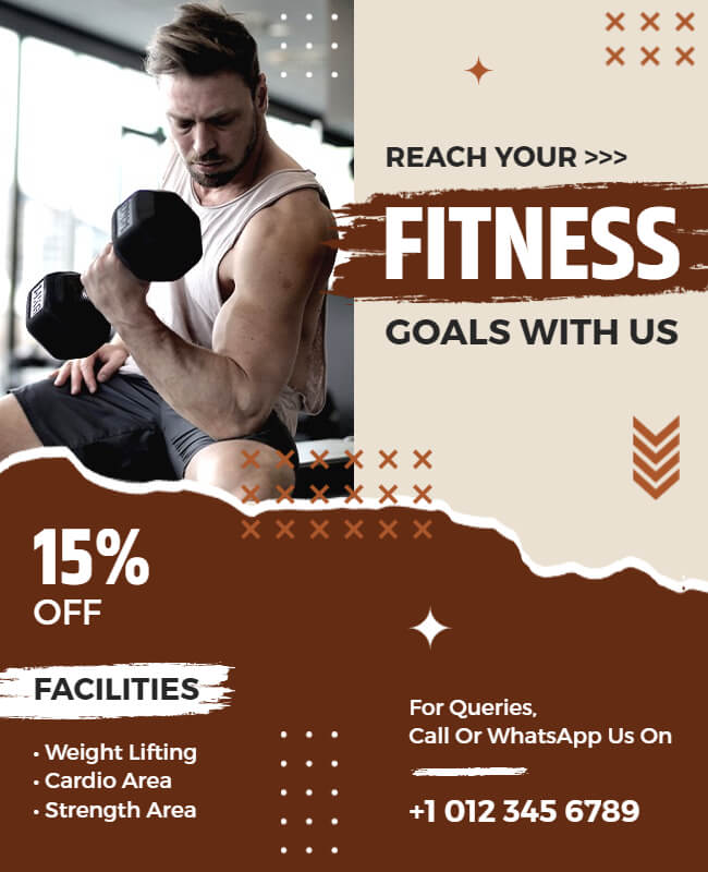 Fitness Promotional Flyer Template